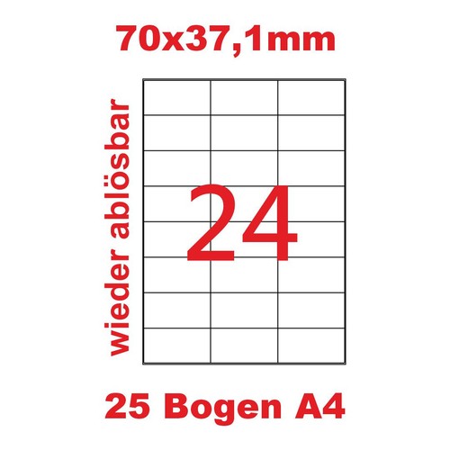 Etiketten 70x37 wieder - etiketten, 70x37,1