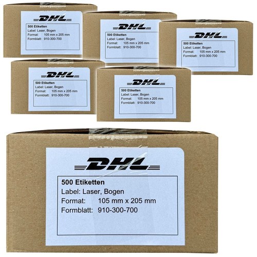 3000 dhl label adressaufkleber - 3000,