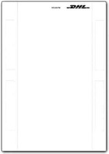 100x Etiketten für DHL