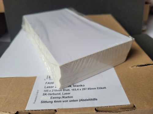 500 stück versandetikett 105 - 500,