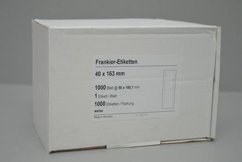 1000 etiketten blatt 40 - 40, x