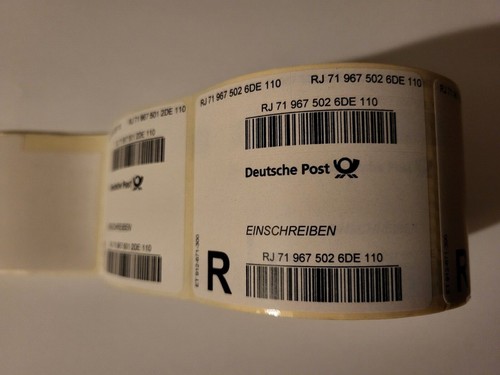 Deutsche post einschreiben - deutsche,