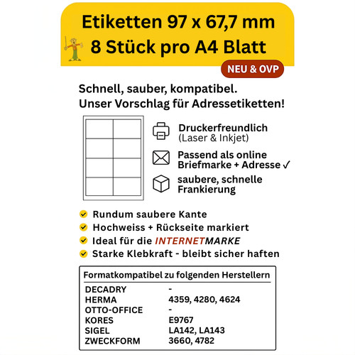 400 etiketten 7 - 400, x