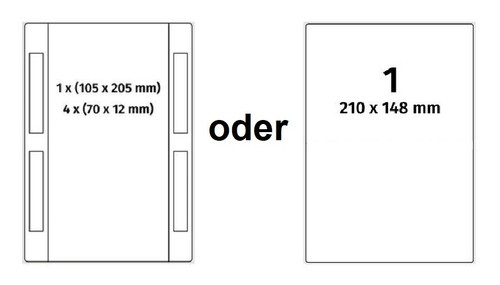 Versandetiketten für dhl - versandetiketten,